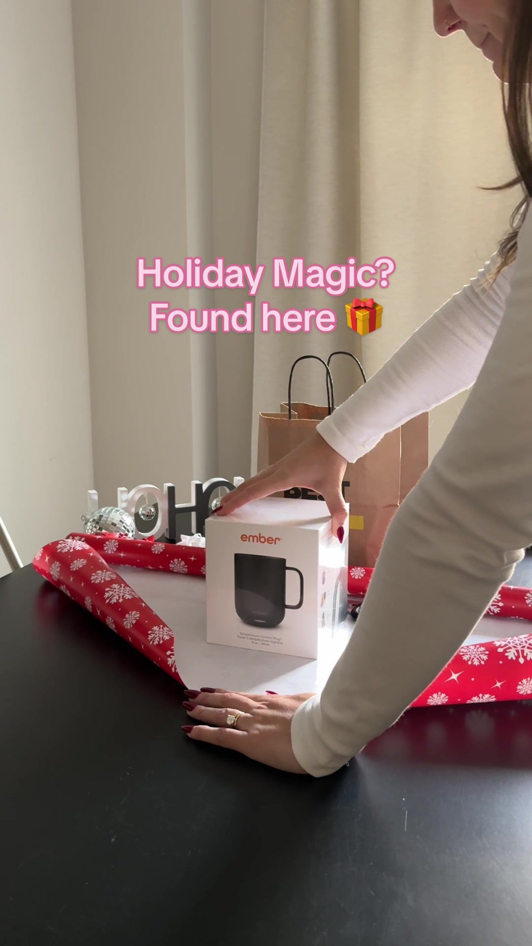 TikTok post by @justlikethecolour for Best Buy. Caption reads: @Best Buy Canada made holiday shopping so easy....