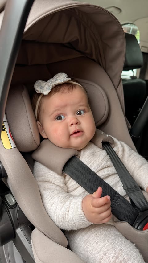 Instagram post by @our.early.life for Parents. Caption reads: [...] #Nuna #MyNuna #NunaBaby #NunaUK #parentsquad....