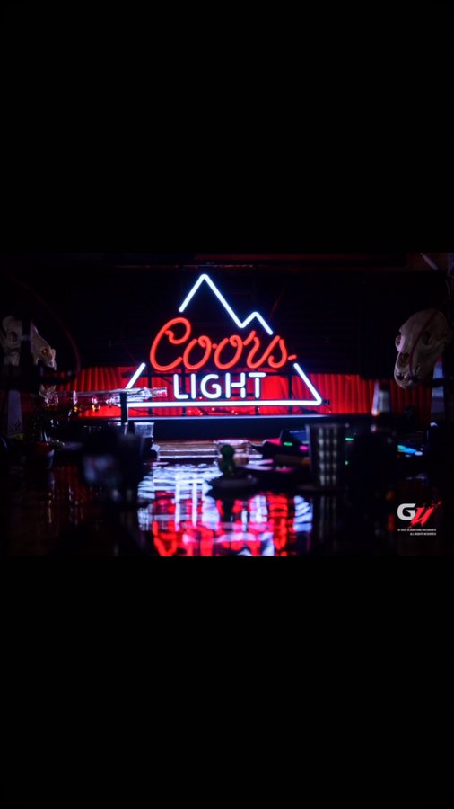 Instagram post by @gu_unfiltered_ for Coors Light. Caption reads: [...] I want to give a big welcome to @coorslight....