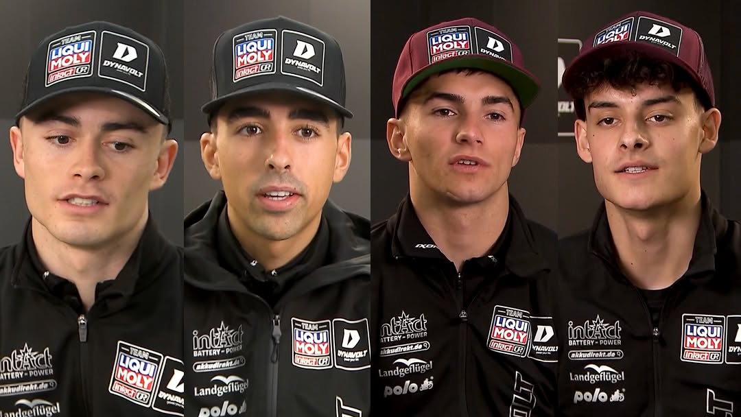 Instagram post by @intactgp for LIQUI MOLY. Caption reads: [...] moment. A new season. A new challenge. LIQUI....