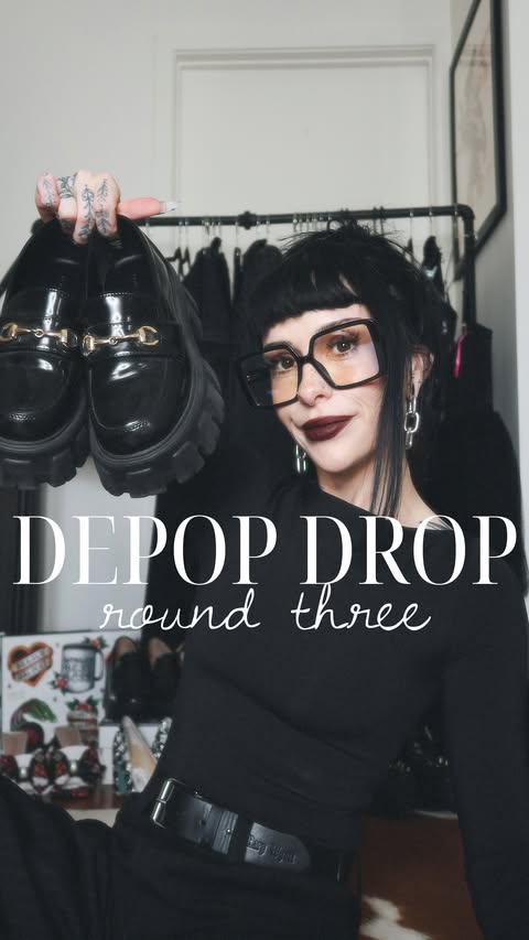 Instagram post by @yung.planet for Depop. Caption reads: Girlypops we’re back with round 3 on my @depop !....