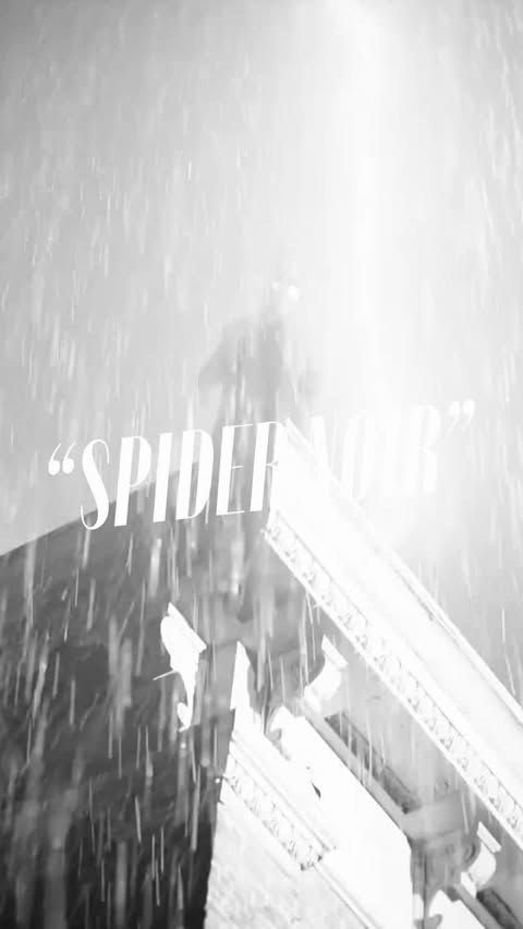 Instagram post by @jorandro_ for Prime Video. Caption reads: [...] 🕵🏻‍♀️ #SpiderNoir ya disponible en....