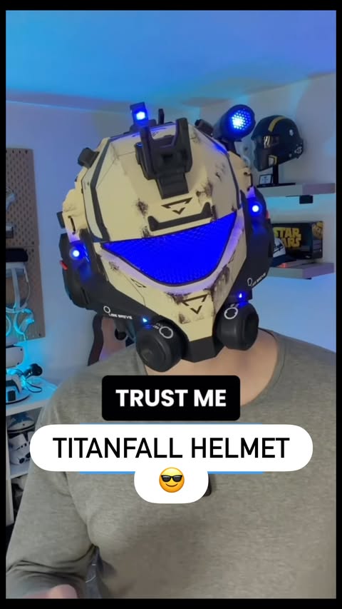 Instagram post by @garett_the_gamer for CyberCraft. Caption reads: [...] 😎 #titanfall #titanfall2 #cosplay....