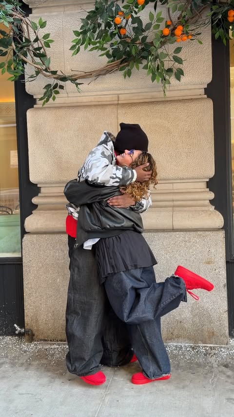 Instagram post by @alexis.lindseyyy for Hibbett. Caption reads: A very Nike Valentine’s Day, done the....