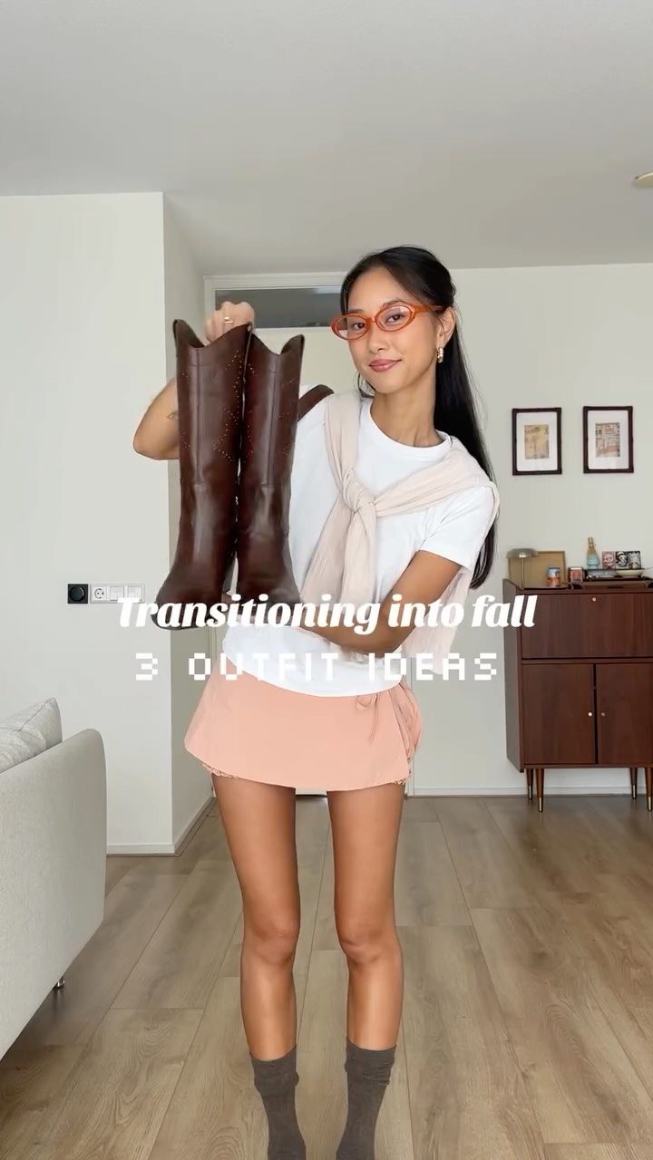 Instagram post by @thuvnn for Spartoo. Caption reads: [...] into fall with my new shoes from....