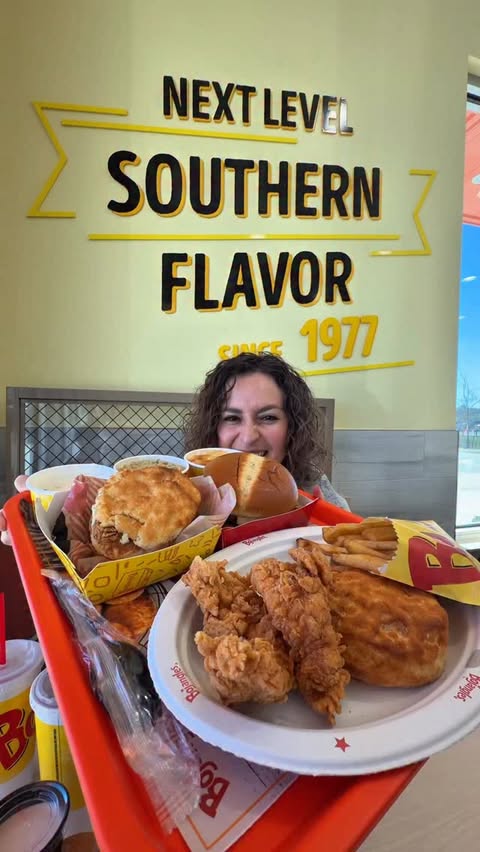 Instagram post by @breezyinaustin for Bojangles. Caption reads: Guys.. Bojangles is officially in the Austin area....