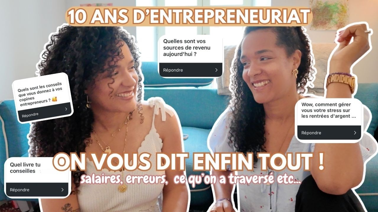 YouTube post by @IsadoraetMarisa for Thematic. Caption reads: 10 Years of Entrepreneurship: We’re Finally....
