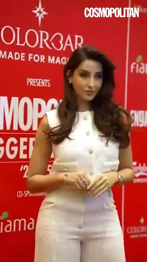 Instagram post by @cosmoindia for Colorbar Cosmetics. Caption reads: Not just an awards night—a moment. Tonight, the....