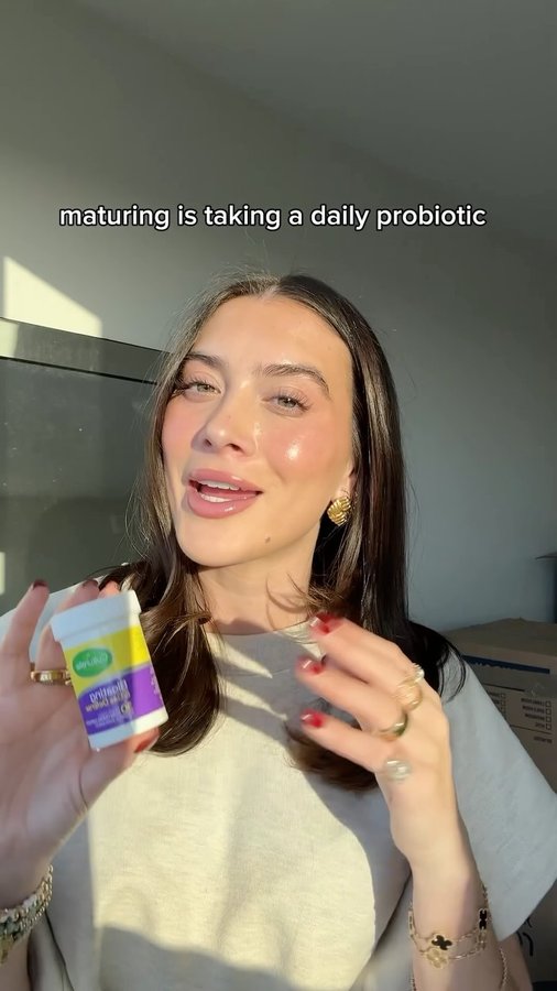 Instagram post by an influencer for Culturelle. Caption reads: #sponsored by Culturelle® Probiotics and my gut....
