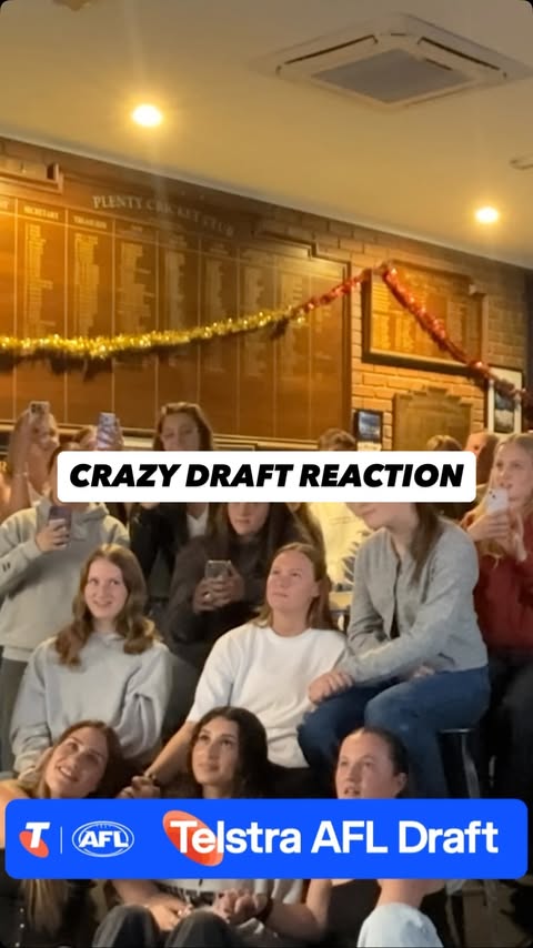 Instagram post by @stkildafcw for Telstra. Caption reads: [...] for @jade_mclay5 is all-time 🤣 @telstra.