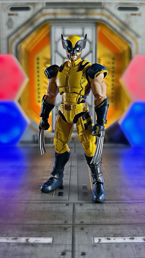 Instagram post by @kltoybox for Entertainment Earth. Caption reads: Blokees Deadpool & Wolverine: Champion Class CC05....