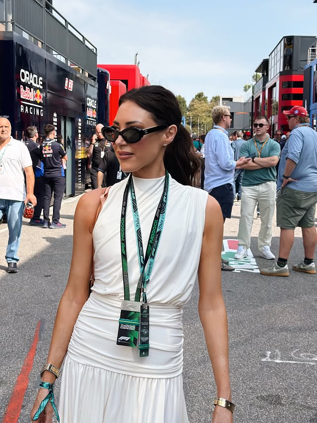 Instagram post by @lorna for Aston Martin. Caption reads: [...] have been beaming ear to ear today....