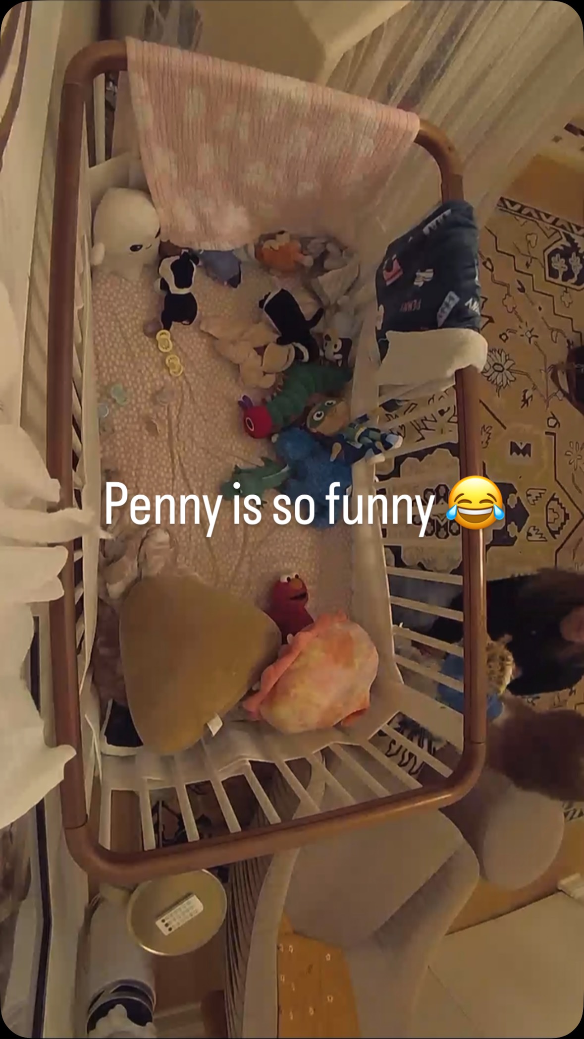 Instagram post by @ashleyspivey for Nanit. Caption reads: A couple of weeks ago when we got home kinda late,....