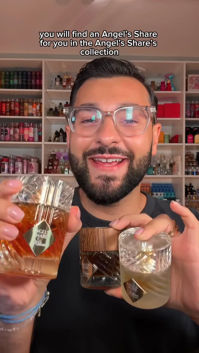 Instagram post by @paulreactss for KILIAN PARIS. Caption reads: The @KilianParis’s Angel’s Share collection are....