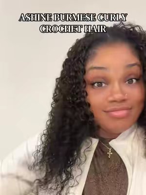 TikTok post by @itsjustnyissa for AshineHair. Caption reads: Love A Good Natural Look👍🏽 @ashinehair_store....