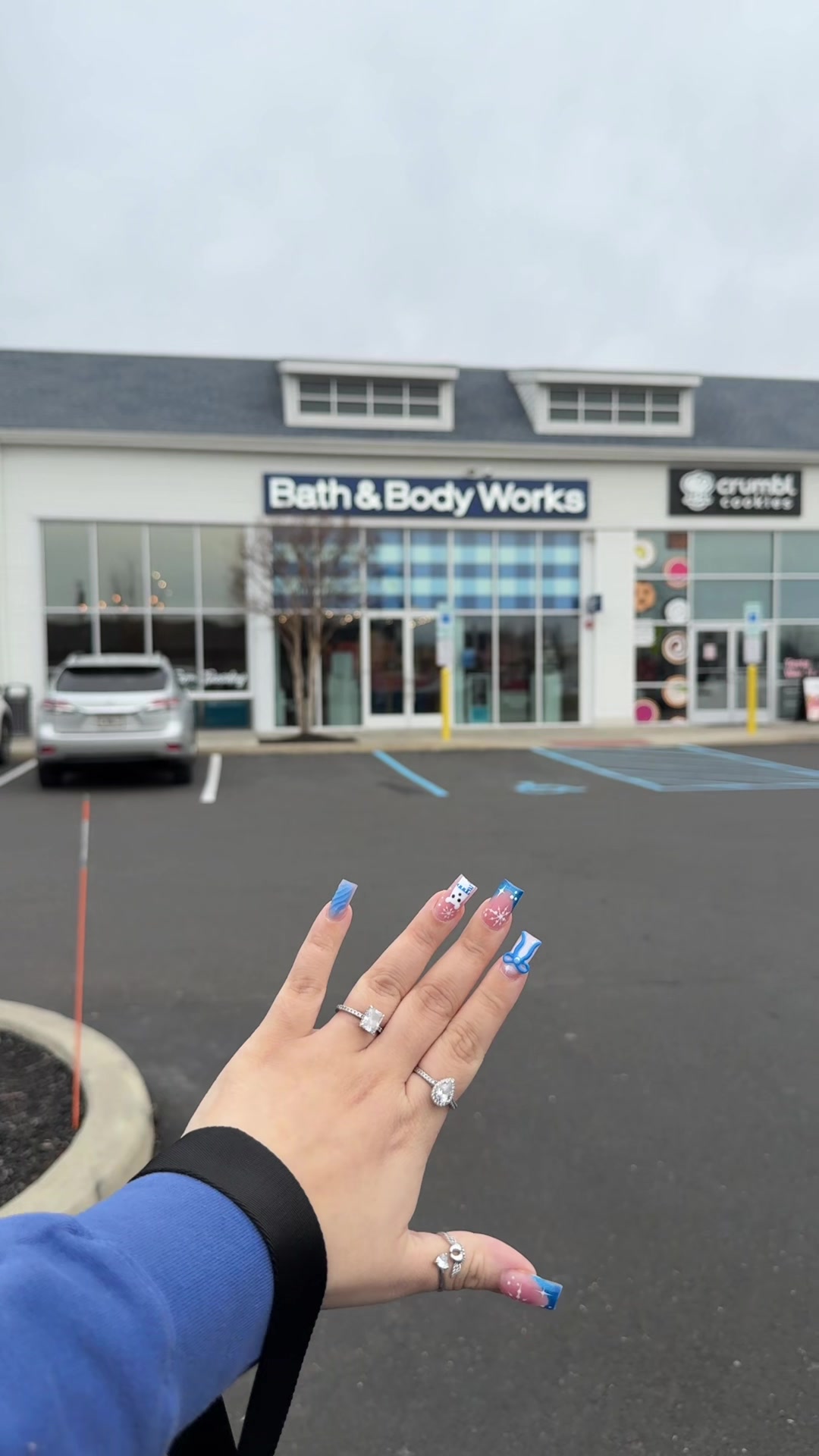 TikTok post by @tatianarosexo for Bath & Body Works. Caption reads: it’s semi annual @Bath & Body Works let’s go....