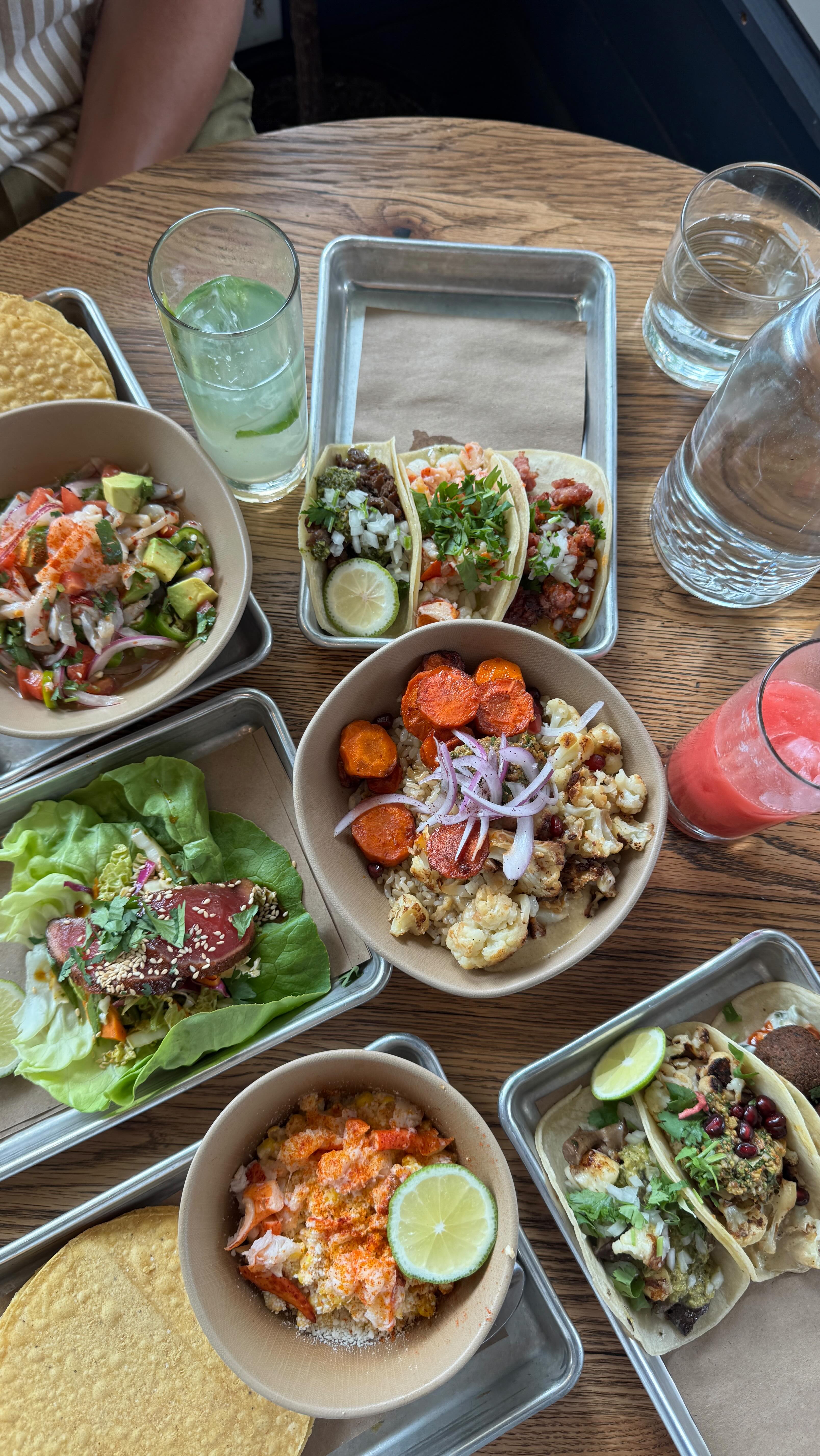 Instagram post by @thebalancedderm for bartaco. Caption reads: Save for your next summer date night! 

We are....