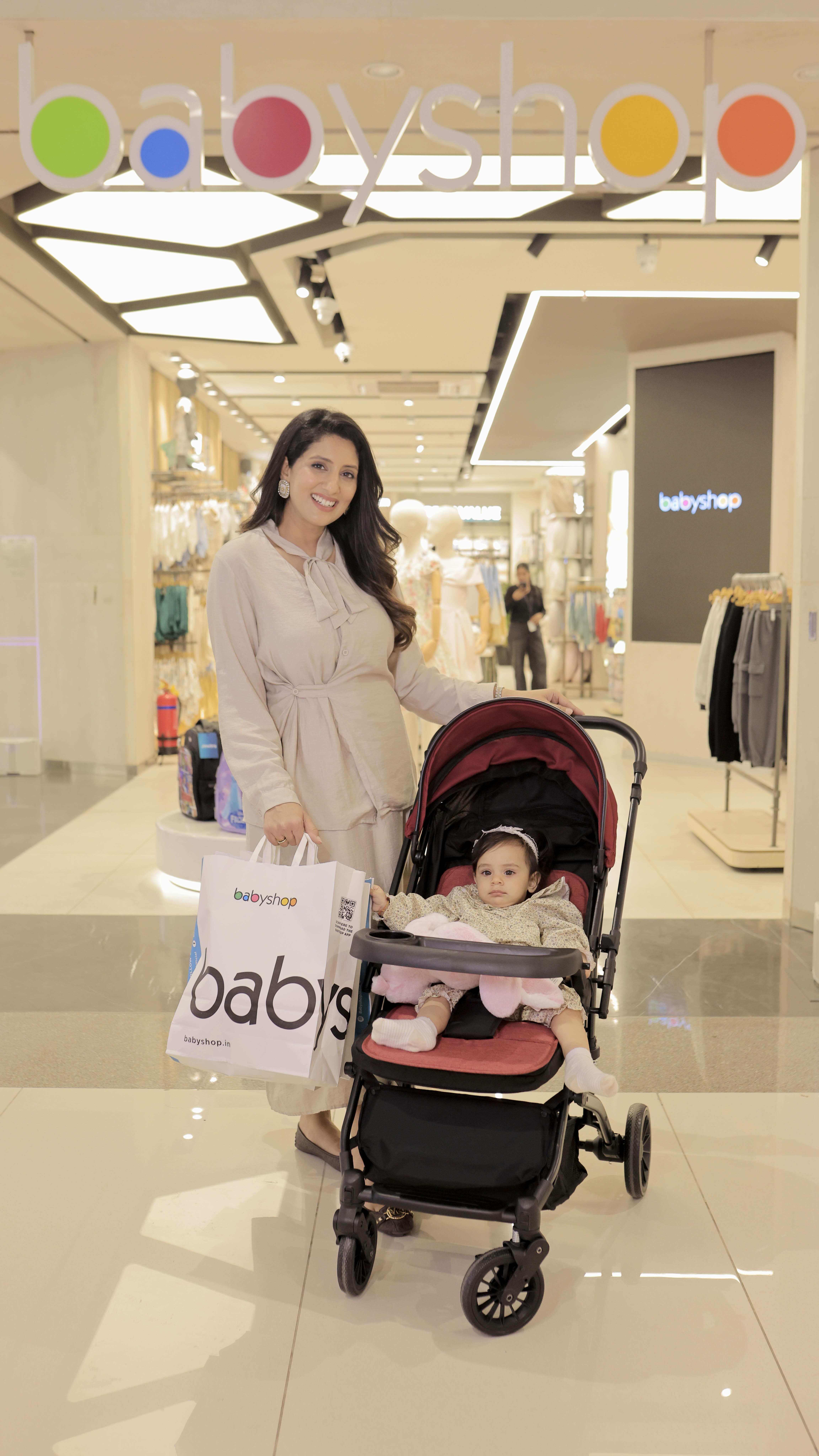 Instagram post by @arpitakahuja for Babyshop. Caption reads: [...] season felt so much easier after our....