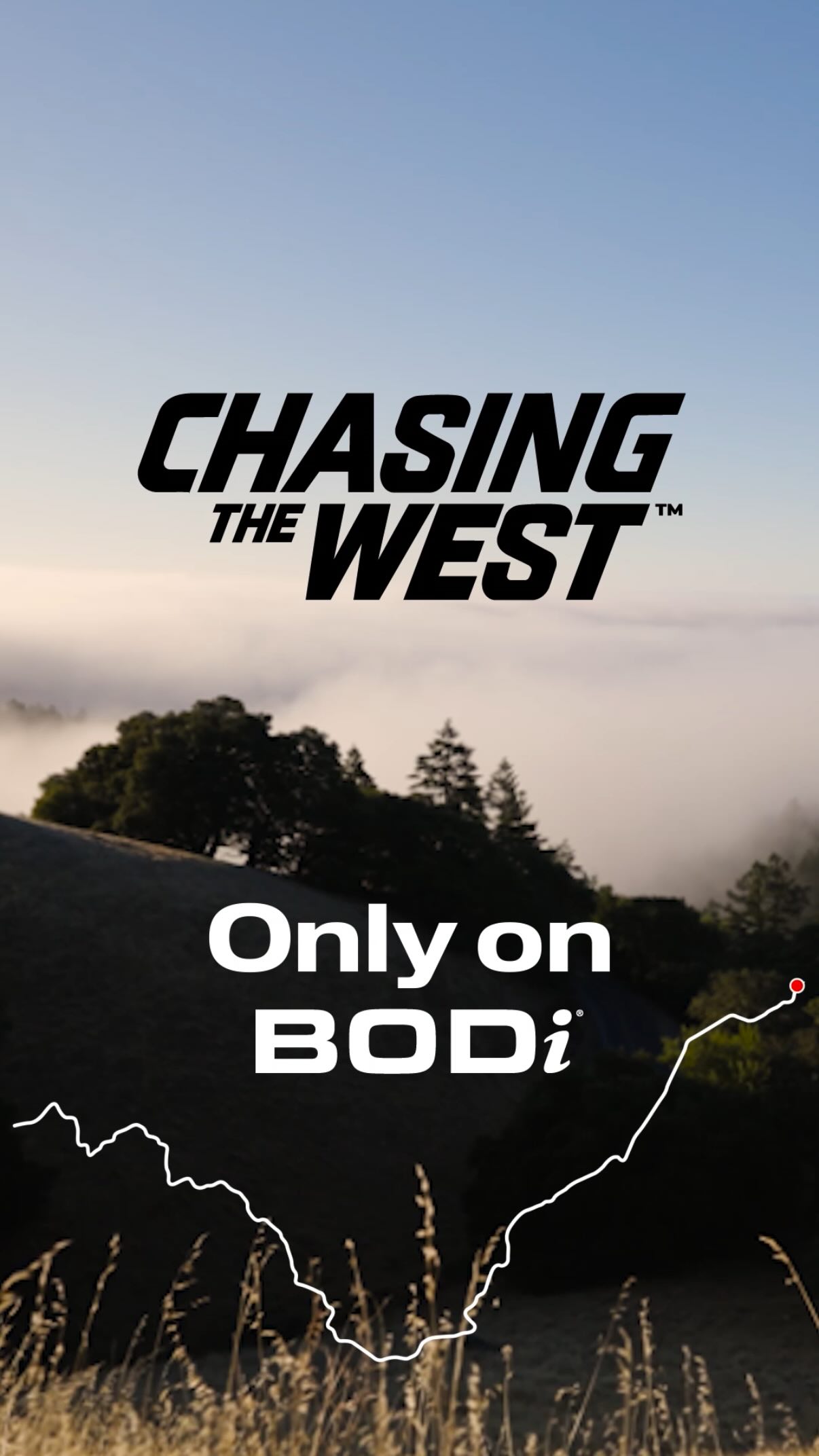 Instagram post by @sklartacus for BODi. Caption reads: From the cliffs of Big Sur to the sweeping....