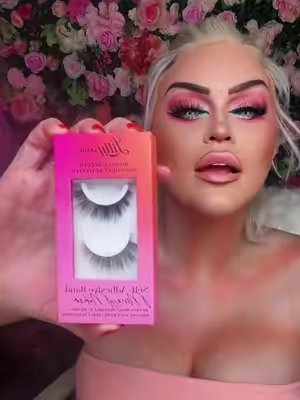 TikTok post by @kandi8queen for Lilly Lashes. Caption reads: @Lilly Lashes.