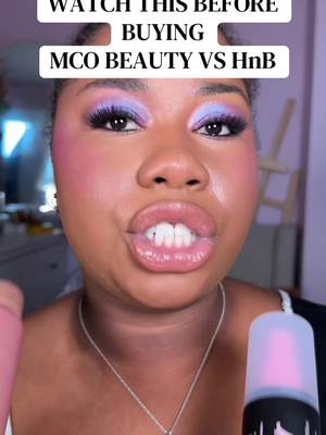 TikTok post by @makeupwithlaetitia for HNB Cosmetics. Caption reads: [...] 👑 The difference is crazy 😅 @HNB Cosmetics....