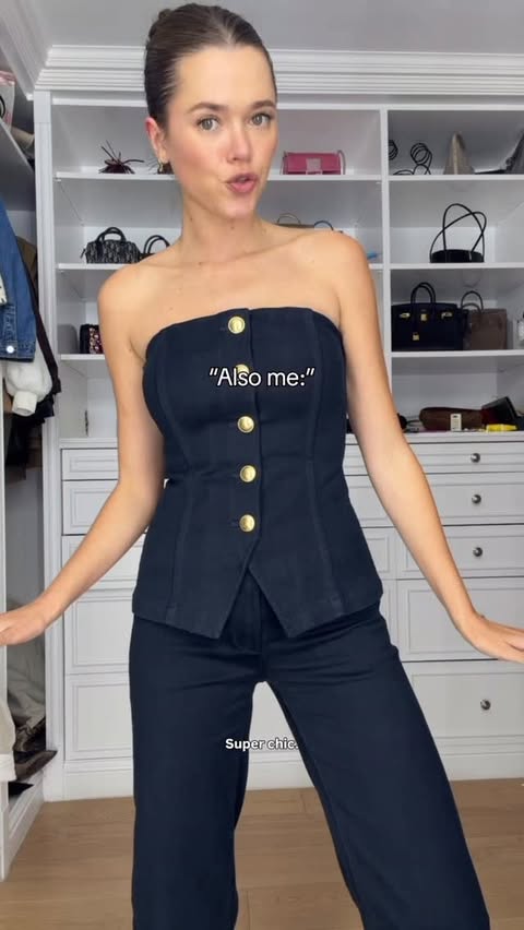 Instagram post by @valerialipovetsky for Paige. Caption reads: If you were waiting for a reason to contradict....