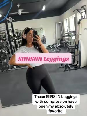 TikTok post by @sylvias0505 for SIINSIIN.US. Caption reads: & they add a little booty lift ✨ @SIINSIIN.US....