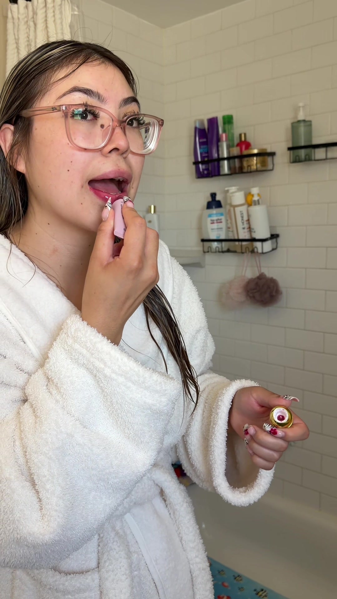 TikTok post by @glowwithyudith for Truly Beauty. Caption reads: [...] zero stickiness finally 💖 @Truly Beauty....
