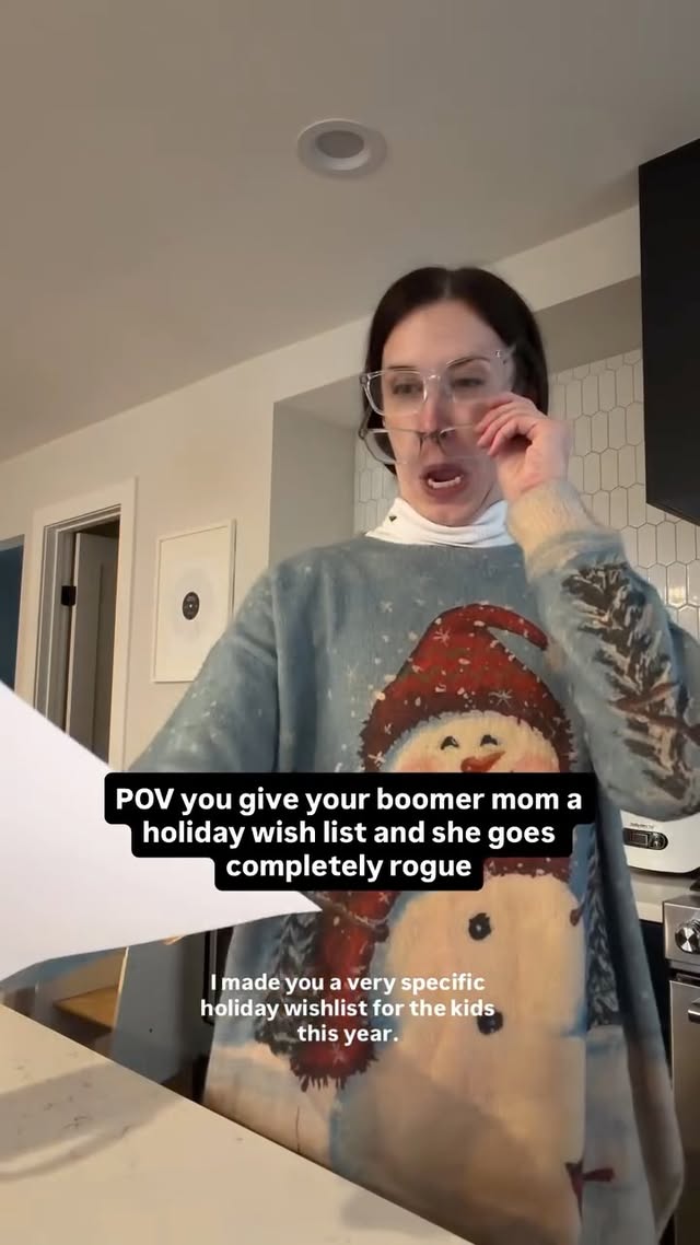 Instagram post by @callmekristenmarie for tonies. Caption reads: I asked for @tonies.us, boomer mom brought chaos.....