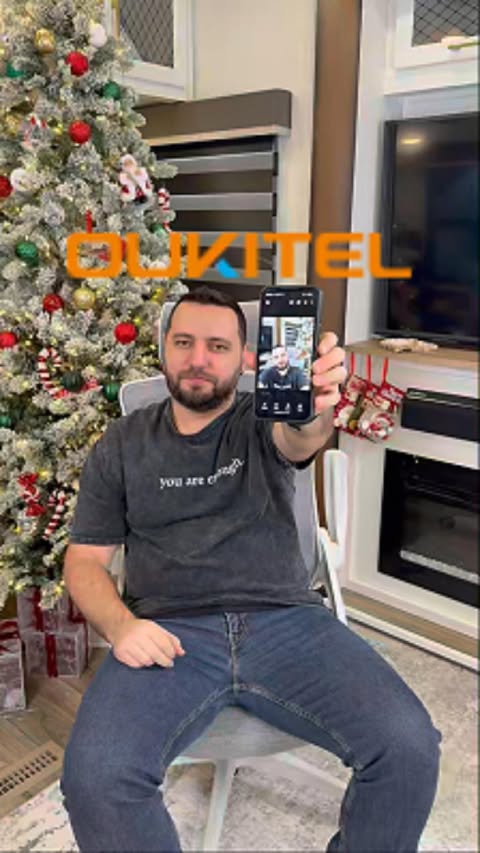 Instagram post by @themancavediaries for OUKITEL. Caption reads: Built for tough conditions 🔥📱 

The OUKITEL....