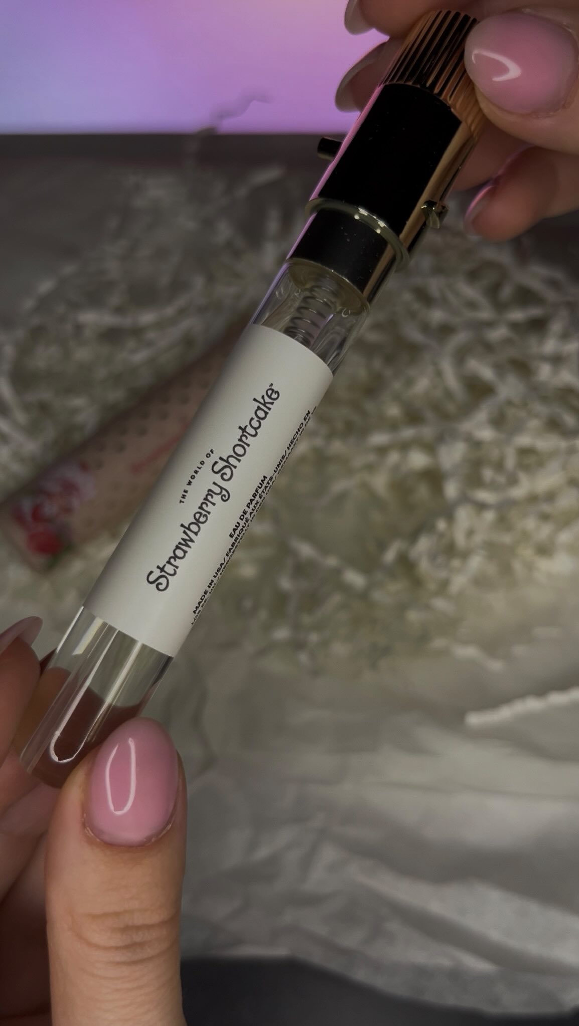 Instagram post by @tamo_eremadze for Scentbird. Caption reads: Wow what a great fragrance from....