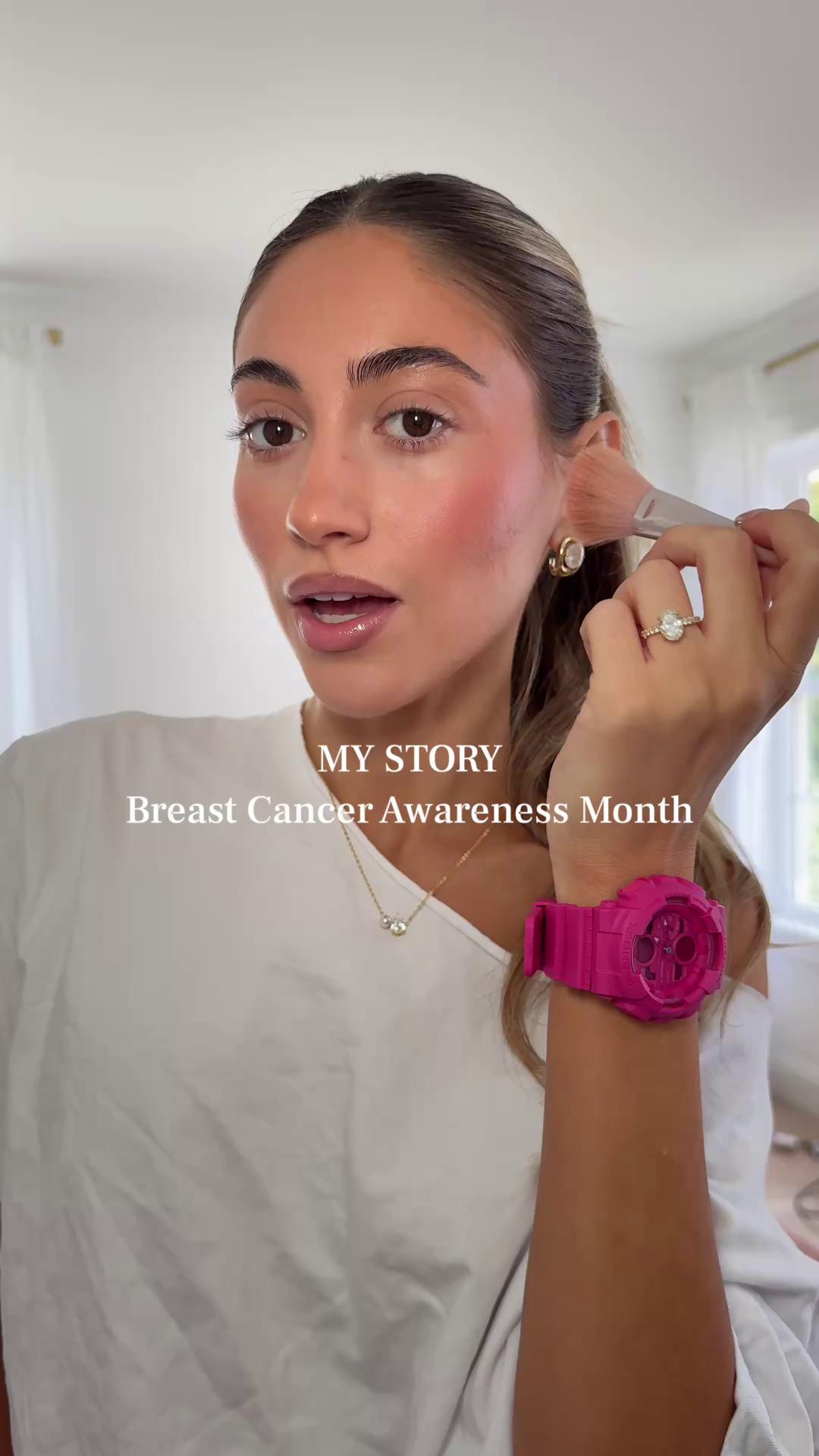 Instagram post by @gshockwomen_us for G-SHOCK. Caption reads: [...] Awareness Month, I’ve partnered with G-SHOCK....