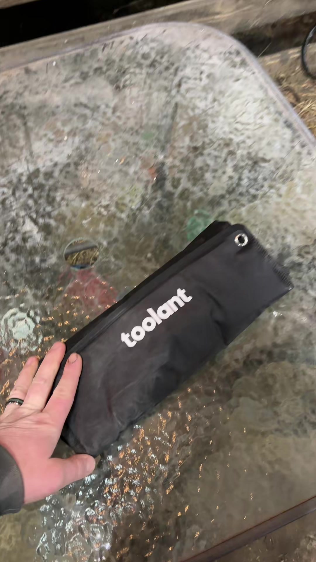 TikTok post by @thedentsideguy for toolant. Caption reads: Go check out @toolant for these and all sorts of....