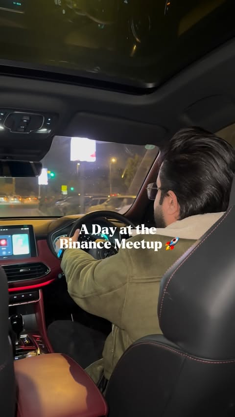 Instagram post by @hamzakayani_ for Binance. Caption reads: @binance_pakistan #binance [...].