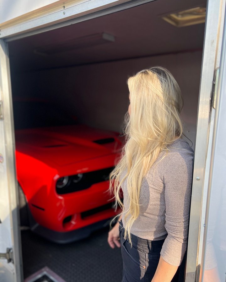Instagram post by @cristylee09 for Dodge. Caption reads: Off to a new home….

Now let’s see how many of....