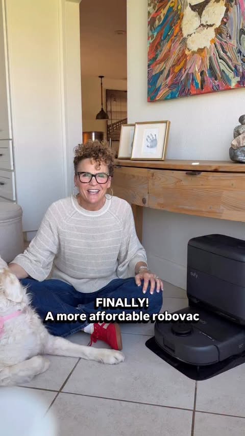 Instagram post by @nicholberrygoldens for eufy Clean. Caption reads: [...] #eufyrobotvacuum #eufyrobovac #eufyclean....