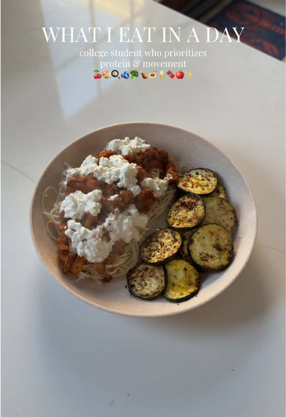 TikTok post by @fitgoosie for Eat Royo. Caption reads: [...] cereals are so yum @Bloom Nutrition @EATROYO....