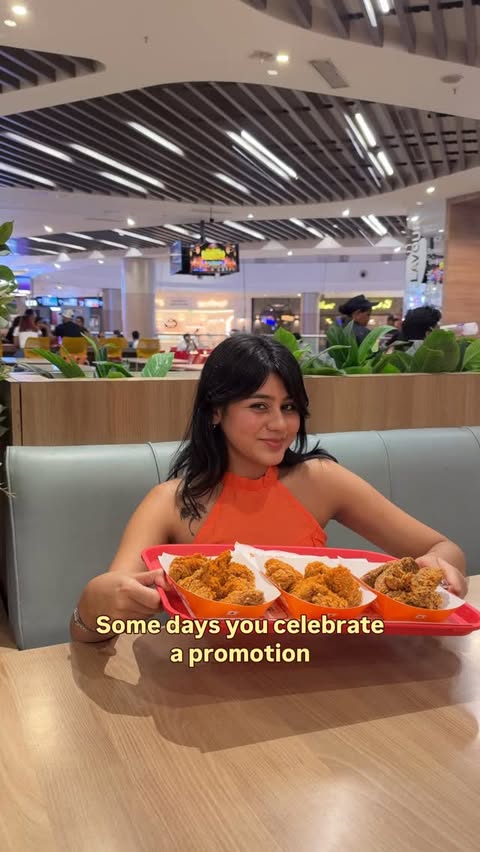 Instagram post by @__ankitaa._____ for Popeyes. Caption reads: [...] is reason enough. 🍗❤️‍🔥 And with Popeyes’....