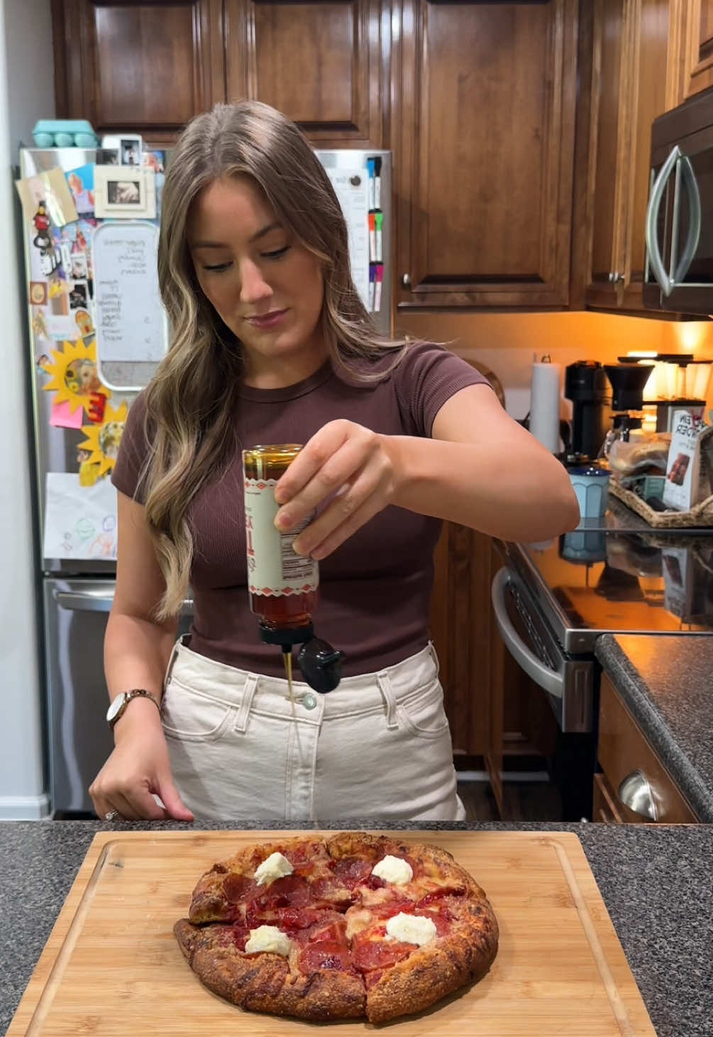 TikTok post by @baimcpher for Mike's Hot Honey. Caption reads: And I think this is an obsession that doesn’t hurt....