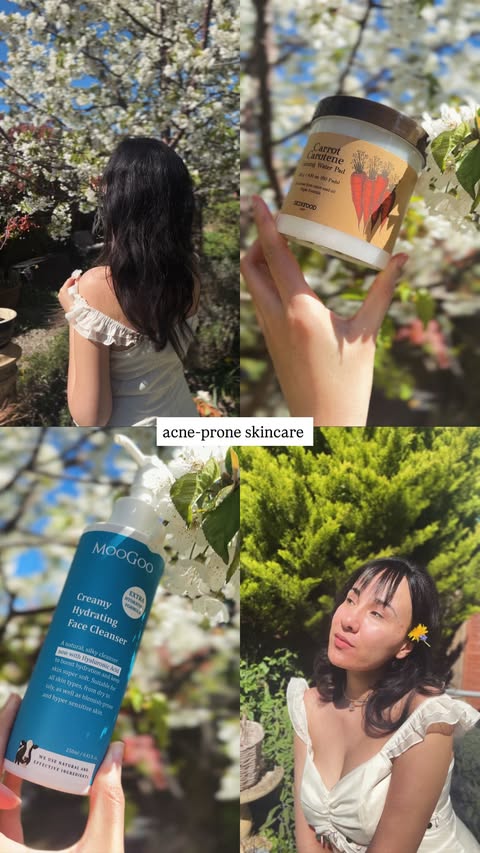 Instagram post by @its_just_acne for Hero Cosmetics. Caption reads: [...] duo plus m @eucerin eye cream....