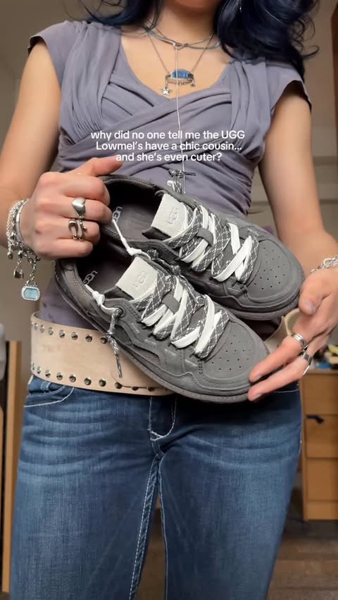 Instagram post by @gracenahx for UGG. Caption reads: i’m literally obsessed. her name is @ugg minimel....
