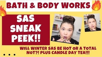 YouTube post by @marymakers for Mercari. Caption reads: Winter SAS 2025 SNEAK PEEKS 🌨️ | Bath & Body....