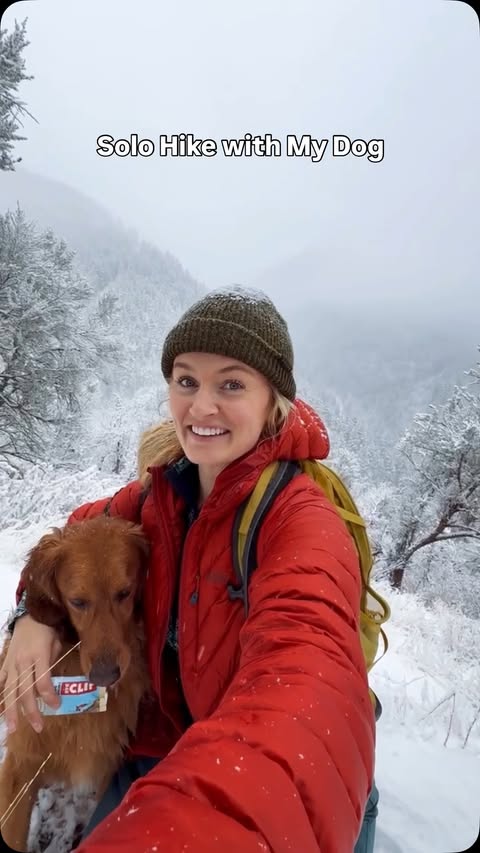 Instagram post by @haileyoutside for CLIF BAR. Caption reads: #ClifBarPartner I absolutely love a solo hike and....