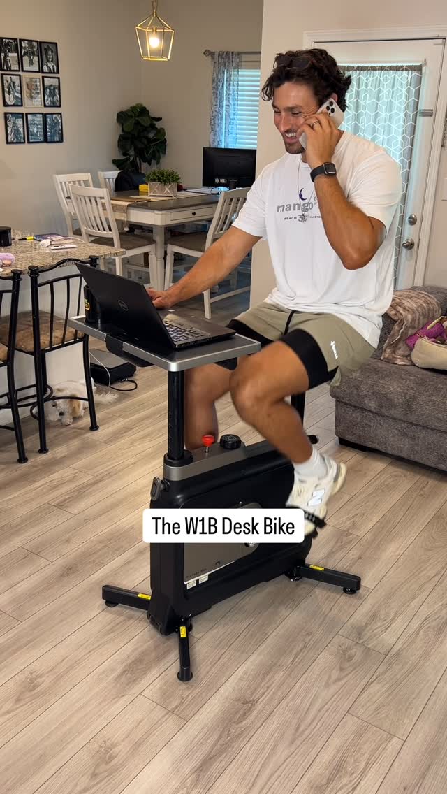 Instagram post by @t_raines for WalkingPad. Caption reads: Comment bike and I’ll DM you the link directly or....