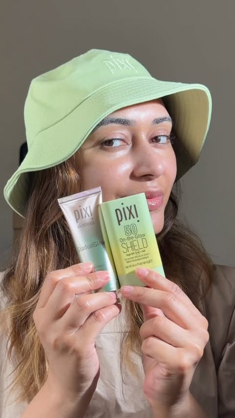 Instagram post by @marriumsshah for Pixi Beauty. Caption reads: GRWM with Pixi beauty @pixibeauty @pixibeautyuk....