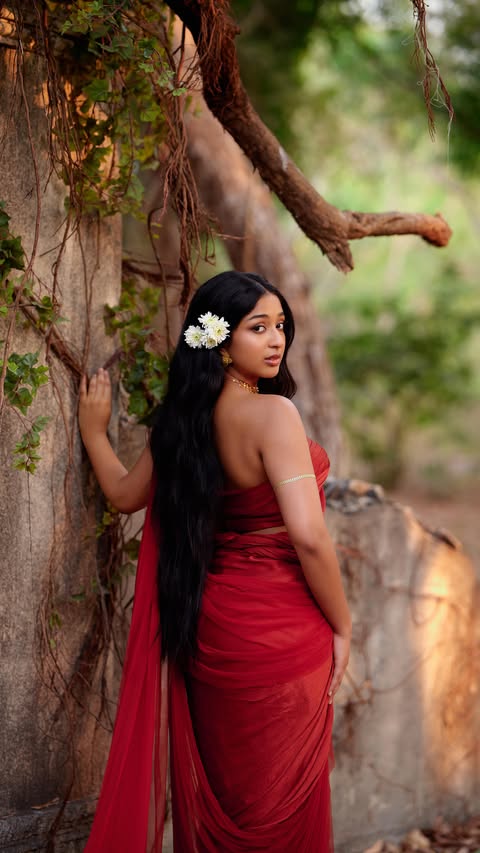 Instagram post by @maitreyiramakrishnan for Fable and Mane. Caption reads: [...] able to share that I am the face of....