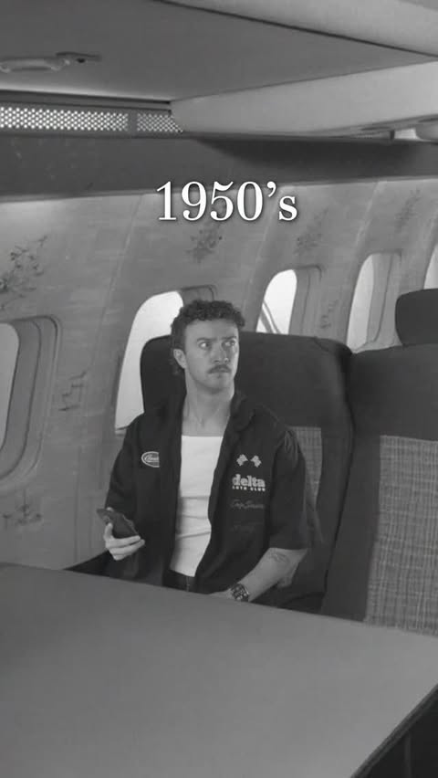 Instagram post by @itsnathanlust for Cathay Pacific. Caption reads: @cathaypacific cabin crew are built different 🕺....