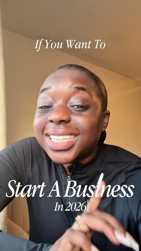 Instagram post by @amaa__official for Tide. Caption reads: AD | If I was starting a business in 2026, this is....