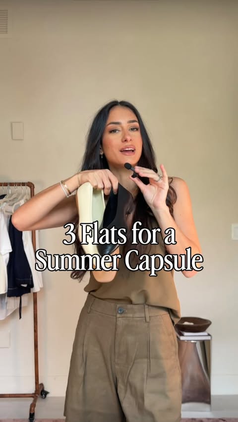 Instagram post by @bynicolevoz for Everlane. Caption reads: [...] can wear all summer and year long!!!!....