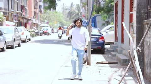 Instagram post by @rajputharshjayesh for HealthKart. Caption reads: Keeping my skin's health on top has always been on....